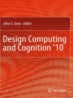 cover image of Design Computing and Cognition '10